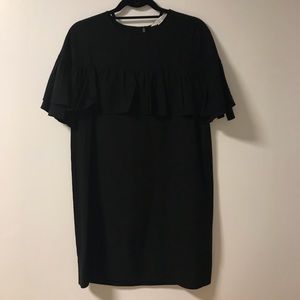 And Other Stories Ruffle Shoulder Shift Dress